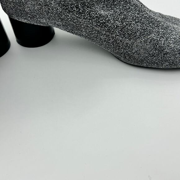 Zara Sliver Sock Style Ankle Booties Women's Size 7.5 - Picture 7 of 10